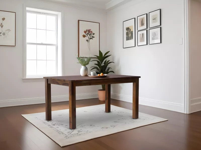 Alexa Solid Wood 6 Seater Dining Table